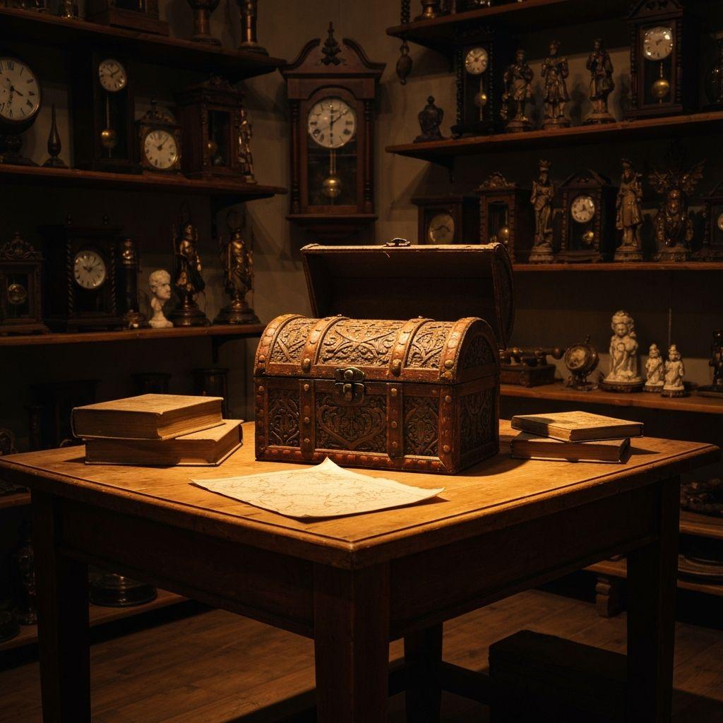 Stage with dramatic lighting